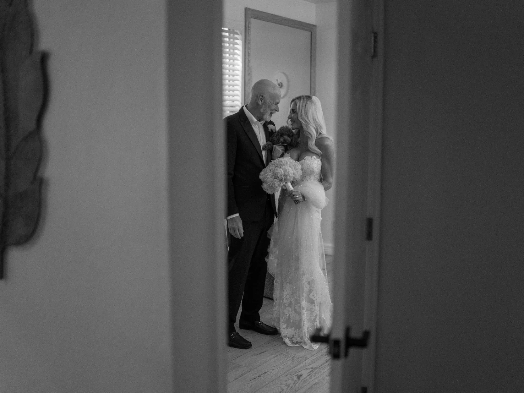 Father and bride