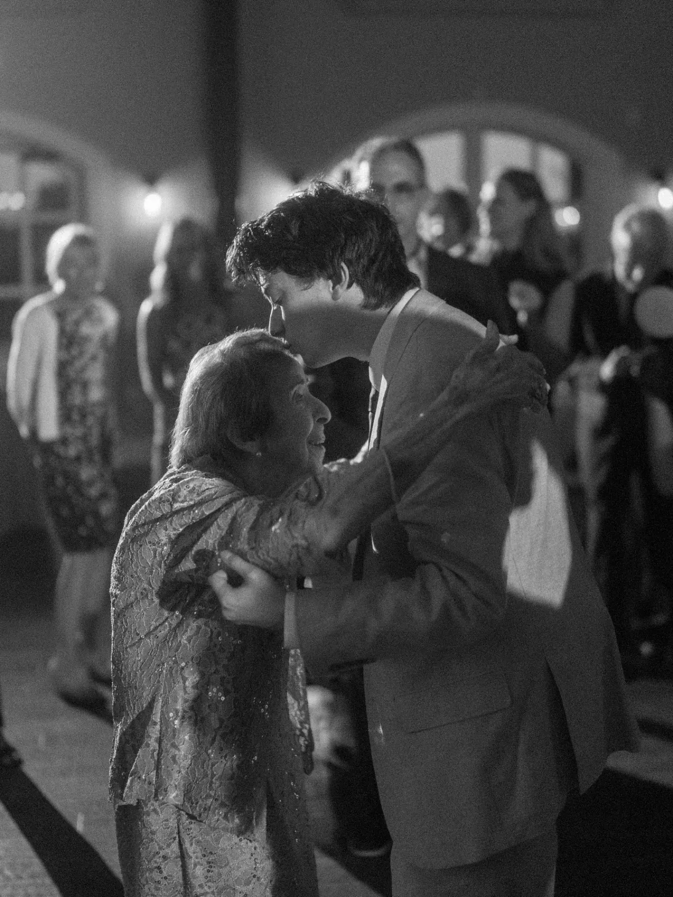 Groom with grandmother