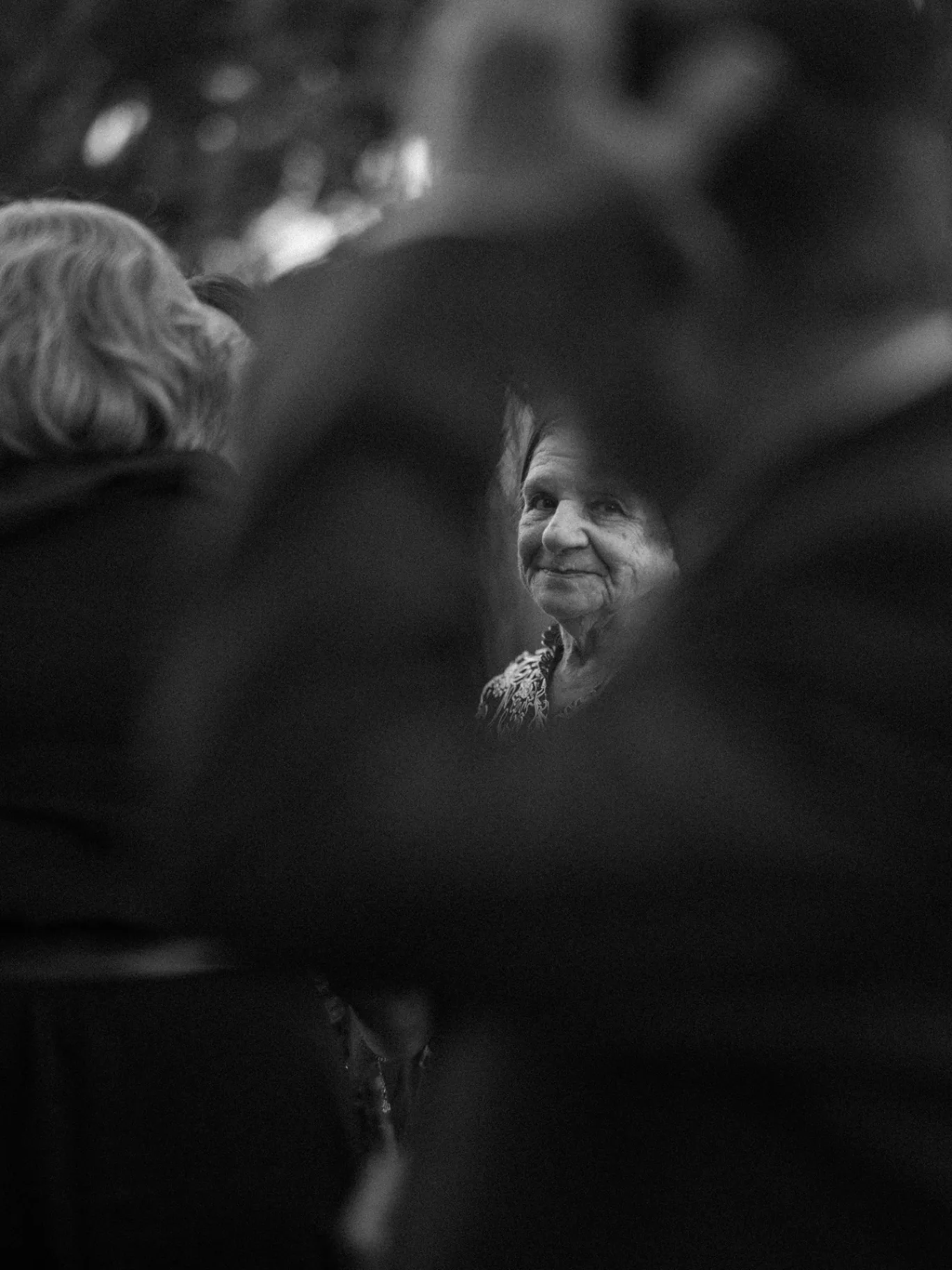 Grandmother watching